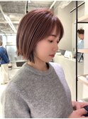 切りっぱなしボブ外ハネボブ大阪梅田
