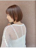 ショートカット×ひし形ショートボブ×前髪あり20代30代40代
