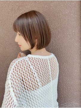 ウィローズ(WILLOW'S) ショートカット×ひし形ショートボブ×前髪あり20代30代40代