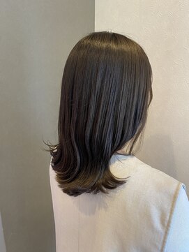 リム(Limb) 【艶髪】暗めおしゃれカラー　オリーブグレージュ