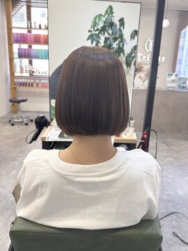 トリニティ 本厚木(trinity) 大人可愛いボブアッシュブラウン本厚木