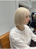 ショートブリーチカラーハイライト