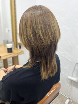 ミッシェル アフロート(michelle afloat) ◆髪質改善バレイヤージュウルフ◆