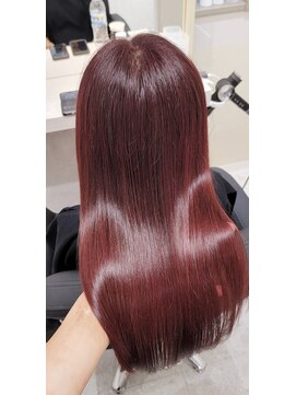 トッカ ANNEX京都河原町(tocca) 三山《髪質改善アンジーカラー×ブリーチなしレッドブラウン》