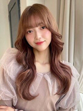 ヘア ルミナス バイ フォルテ(HAIR LUMINAS by FORTE) こなれミディ/前髪/黒髪/ボブルフ/ネビージュ/小顔/ワンレン