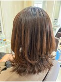 外ハネくびれ骨格矯正イルミナフローディアボブ
