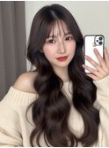暗髪&韓国ヘア