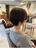 ショート×オリーブアッシュ