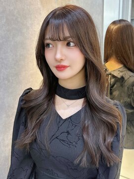 ロンドアヴァントゥス 池袋(Lond aventus) オリーブグレー/レイヤーカット/韓国風巻き/髪質改善/池袋