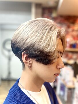 イエローコーン 横浜店(YELLOW CORN) エンドブラック【ダブルカラー/デザインカラー/エンドカラー】