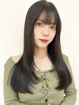 バイオレットジェム(Violet`jem) ロングハイレイヤー/グレーカラー/内巻きワンカール AN-16