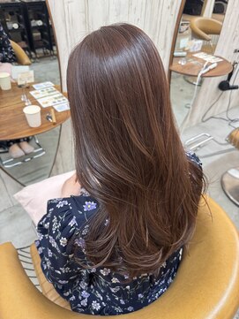 ロンドアジュール 横浜(Lond azur) 髪質改善縮毛矯正レイヤーカット顔周り前髪韓国ミニウルフ/横浜