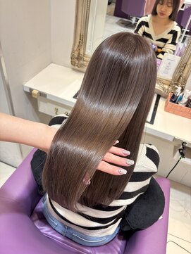 ハピネス 河原町店(Happiness) 髪質改善 レイヤーカット ブリーチなし 透明感カラー 京都美容室