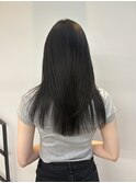 20代30代髪質改善カラーアッシュベージュ艶感ストレート