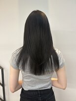 ヌープヘアーアイス(NUUP.hair ici)&nbsp;20代30代髪質改善カラーアッシュベージュ艶感ストレート