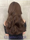 透明感カラー/イルミナカラー/くすみブラウン