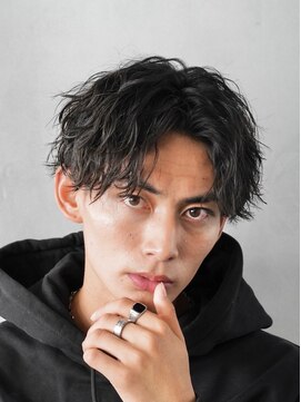 フィフスパーク(fifth PARK) センターパートニュアンスパーマシャドウパーマフェザーパーマ