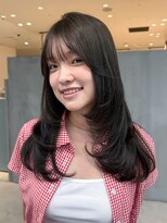 アルバム 渋谷パルコ(ALBUM)&nbsp;顔周りレイヤーロングフェイスフレーミングおくれ毛_F30987