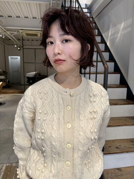 くせ毛風ニュアンスパーマ