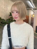 ノエ(noe)&nbsp;ハイトーン/ボブ/レイヤーカット/ダブルカラー/ブリーチ/栄h221