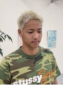 ◎ワイルドパーマ×スパイキーショートで個性派スタイル