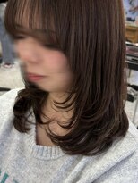 サンバイセライロ 千葉(SAN. by celilo)&nbsp;ミディアムレイヤー＊寒色ブラウン/千葉駅/MINA