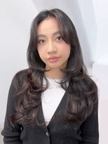 アイティー バイ アルバム 中野店(IT by ALBUM)&nbsp;ロング韓国ヘア顔周りレイヤー大人ガーリー _ba574802