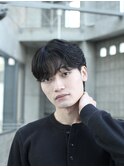 シースルーフェザーパーマニュアンスパーマ韓国風パーマ