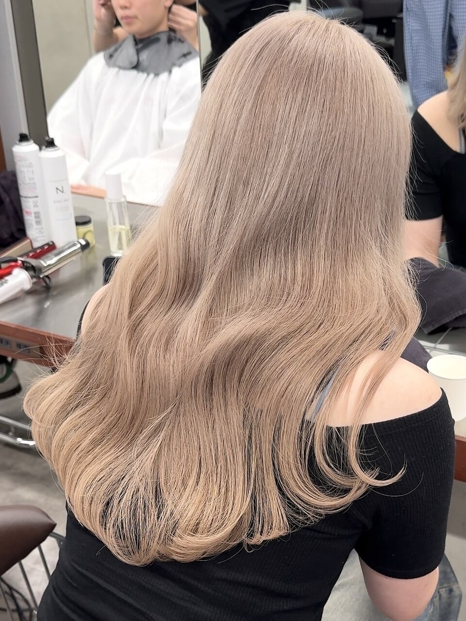 2026年春】ミルクティーベージュの髪型・ヘアアレンジ｜人気順｜3