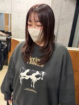アイフィ(iFY)&nbsp;【iFY 千葉】セミロングレイヤー×ラベンダーピンク