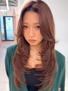 アフィナー 上大岡(Afinar) ブリーチハイライト髪質改善ダブルカラーレイヤーカット