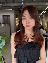 フラッグヘア 新宮店(Flag HAIR)&nbsp;レイヤーカット/顔周りレイヤー/韓国巻き/ハッシュレイヤー