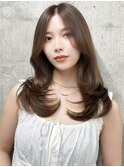 韓国風xシースルーバングxエギョモリxタンバルモリxレイヤー