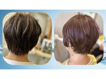 アズミー 自分らしく(As.me)の雰囲気(涼しめ小顔ショートカットオススメです☆)