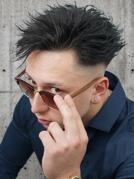 ヘッドストック 大和八木店(HEAD STOCK) 波巻きツイストスパイラル縦落ちパーマアクティブショートメンズ