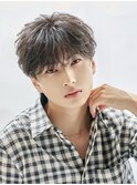 韓国風ナチュラルマッシュニュアンスパーマ曲がる縮毛矯正