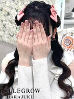 ベルグロー 原宿(BELLEGROW)&nbsp;ピンクリボンツインアレンジ