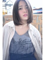 マイティ バイ エイチ(mighty by H)&nbsp;mighty【透けて揺れる髪】kikoボブ×グレージュ