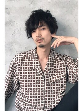 ヘアーラウンジ エゴ(Hair Lounge EGO) ナチュラルパーマでイメチェン　ツーブロックマッシュ　武蔵新城