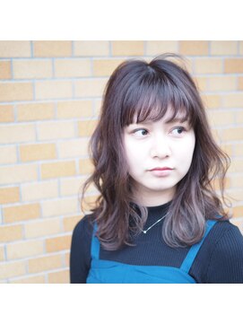 ノエル ヘアー アトリエ(Noele hair atelier) 『Noele』大人のゆるふわパープルグレージュ