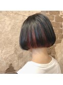 [magiy hair yumoto] コントラストインナーカラー