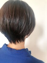 ヘアーエスクールステラ(hair S.COEUR stella) 黒髪ショートヘア/丸みショート/ナチュラルショート