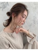 前髪/レイヤーロング/レイヤーボブ/ヘアアレンジ/グレーベージュ