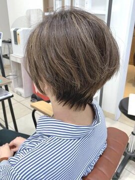 クアトログランシュ ひたちなか店(QUATRO×GranCieux) 白髪染めからのハイライト×フォーギーベージュ