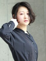 ヘアーカッティングガーデン ジャック モアザン 近鉄奈良店&nbsp;かき上げボブ[奈良/大和西大寺駅/白髪ぼかし]