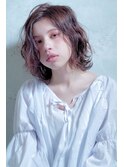 大人可愛い20代30代40代黒髪前下がりひし形小顔ボブ丸みショート