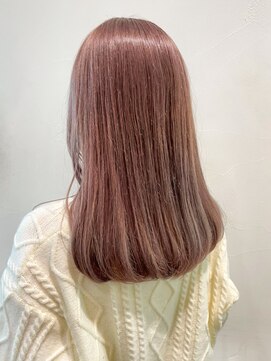 アルバム 新宿(ALBUM SHINJUKU) ピンクラベンダー_アースカラーくびれヘアツートン_ba375211