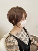 【大人可愛い】小顔ショート