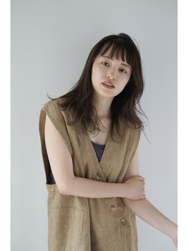 パール(PearL) 【PearL】ストレートバング×マロンブラウンカラー