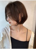 伸ばしかけでも可愛いショートボブ/ショートボブ